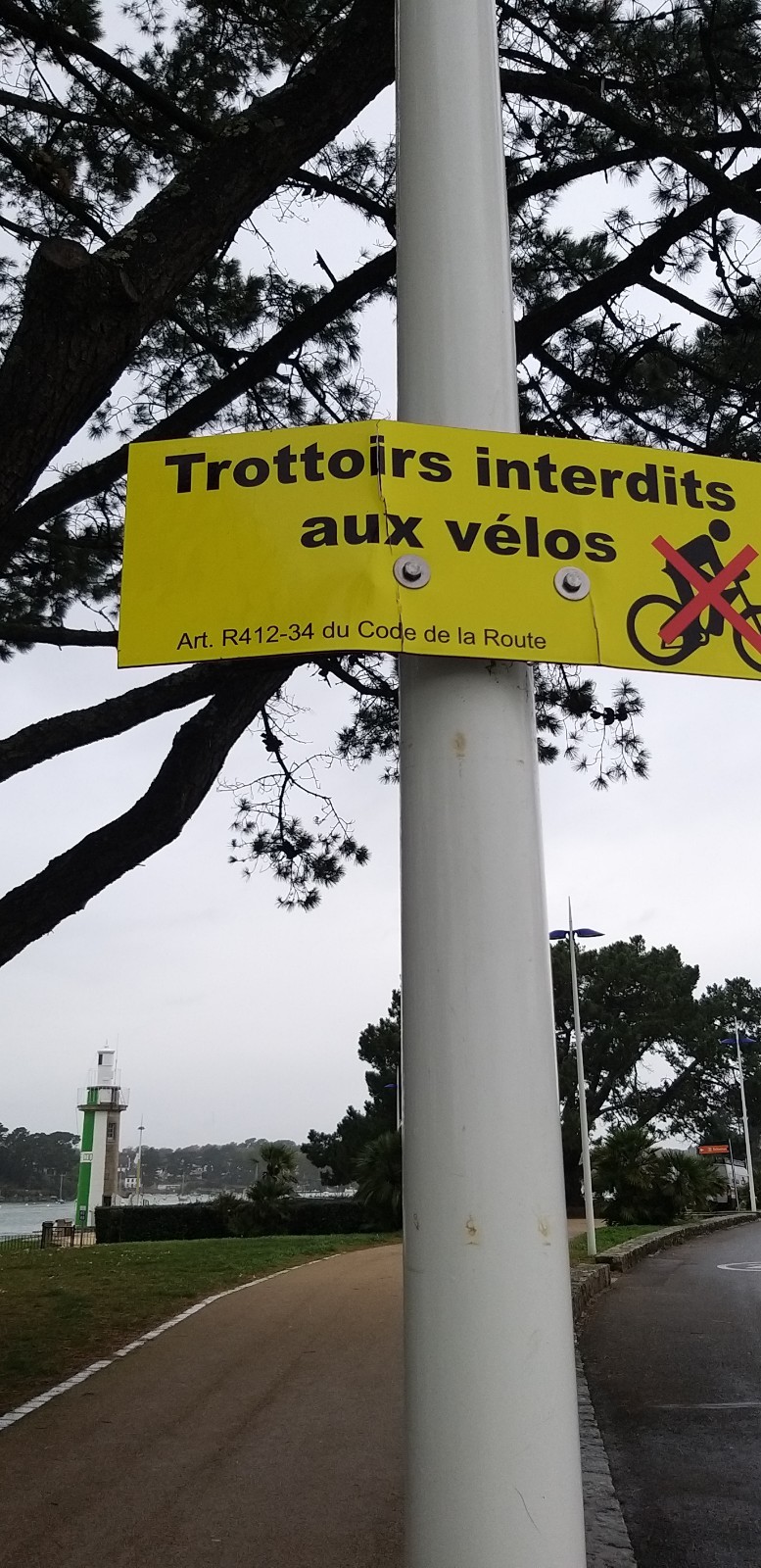 Pas de vélos, on sera tranquille.