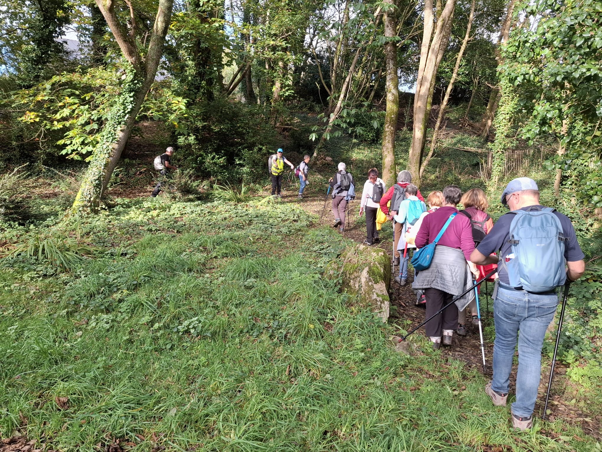  le sentier de Saint-Kodelig à Pouldrezic 22/10/2024