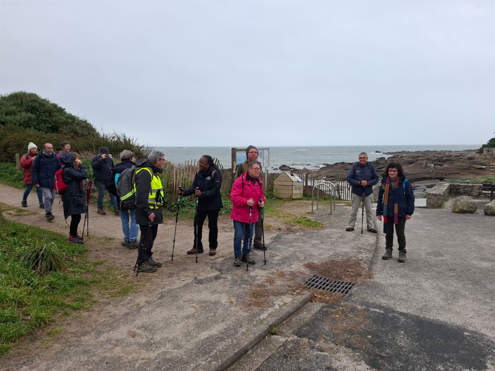 Plage de la belle étoile à Concarneau - mardi 5 février