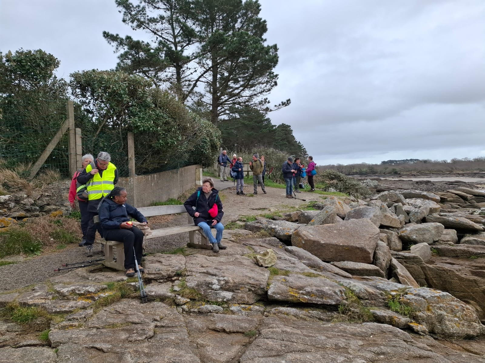 Plage de la belle étoile à Concarneau - mardi 5 février